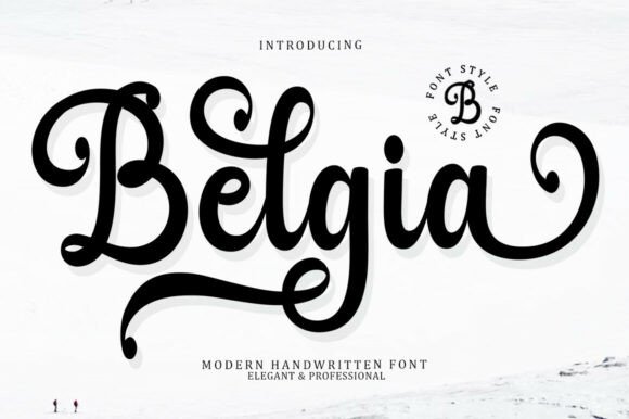 Belgia: A Handwritten Font with Timeless Elegance
