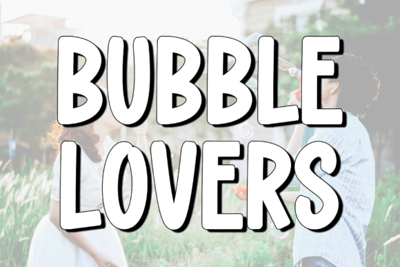 Bubble Lovers: Crafting Elegance with a Handwritten Touch