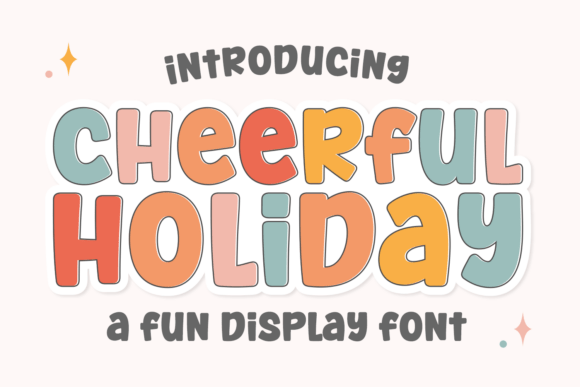 Cheerful Holiday: A Font That Radiates Pure Joy