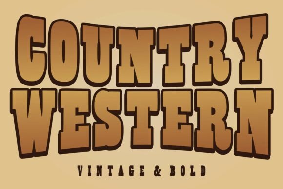 Country Western: The Display Font with Authentic Vintage Flair