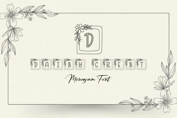 Daisy Crest: A Hand-Drawn Font for Charming, Nature-Inspired Design