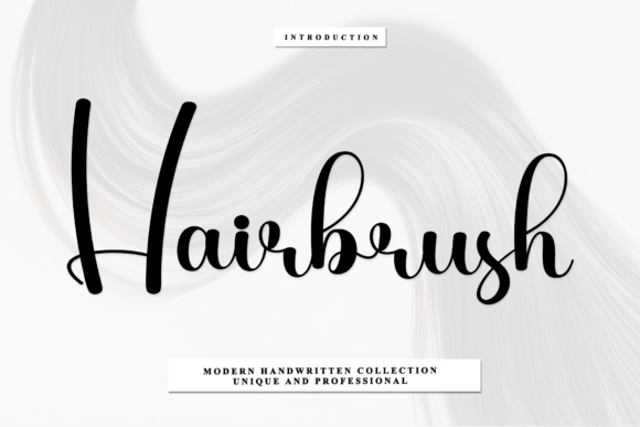 Discover Hairbrush: A Handwritten Font with Character