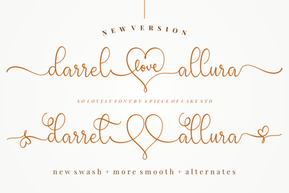 Discover the Elegant Touch of New Darrel Allura Font