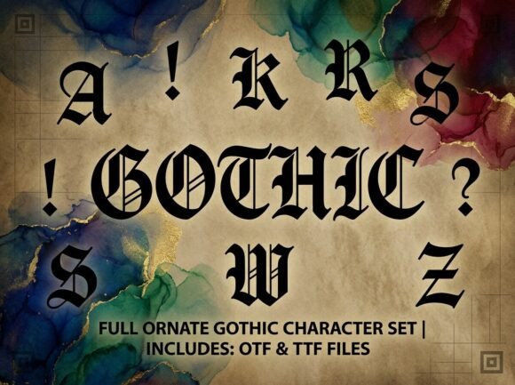 Gothic: Channel Medieval Script and Dark Romance