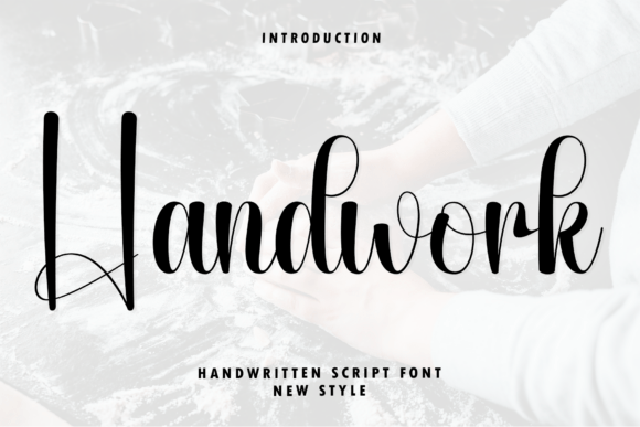 Handwork: The Elegant Script Font for Modern Luxury