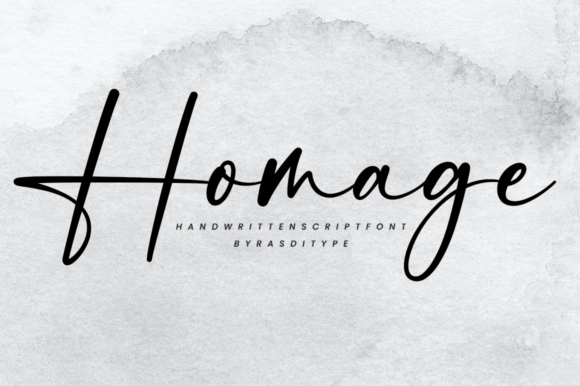 Homage: Crafting Elegance with Every Glyph
