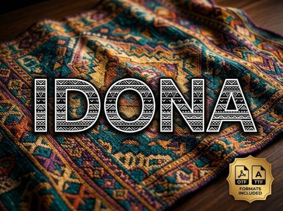 Idona: The All-Caps Typeface for Unforgettable Brand Moments
