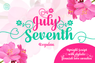 July Seventh: A Handmade Script Font for Creative Projects