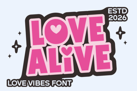 Love Alive: A Typeface That Captures Heart and Handmade Charm
