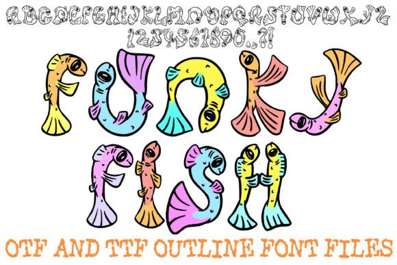 Meet Funky Fish: The Typeface That Brings the Ocean to Your Designs