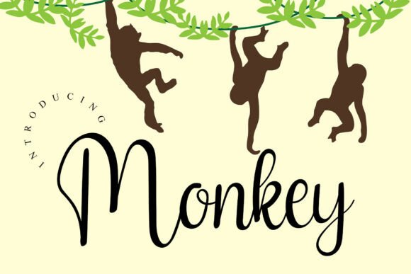 Monkey Font: A Handcrafted Touch for Your Creative Projects