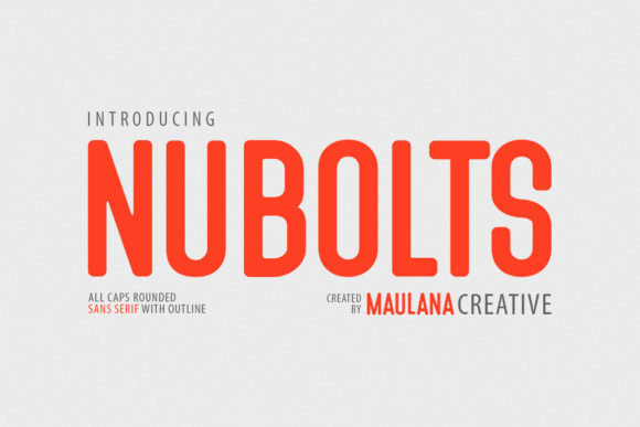 Nubolts: A Modern Typeface for Bold Branding