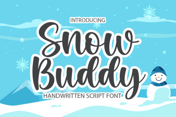 Snow Buddy: A Handwritten Font That Feels Like a Winter Hug